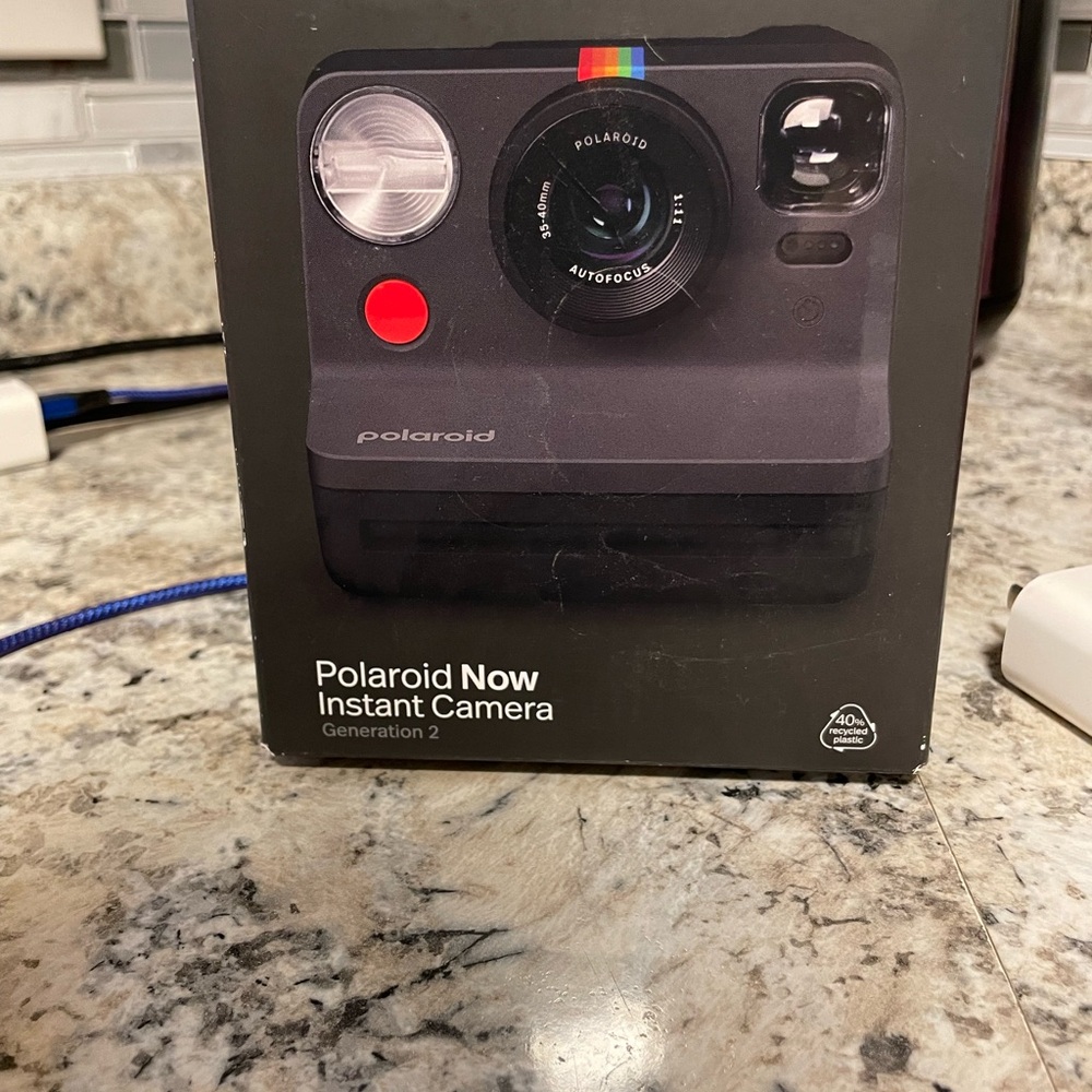 Polaroid Now Generation 2 Camera - Black and Gray